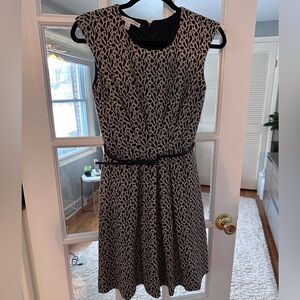Maggy London Black and White Mini Dress